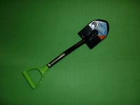 Лопата "Турист" с пластиковой ручкой лезвие из СТ.65Г закаленное