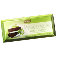 Тёмный шоколад böhme Waldmeister с начинкой со вкусом ясменника душистого 62%